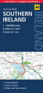 AA Touring Map Southern Ireland 