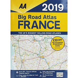 Big Road Atlas France 2019 Bargain 