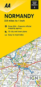 Road Map Normandy 