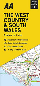 Road Map The West Country & South Wales 