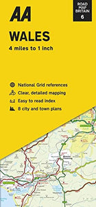 Road Map Wales 