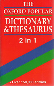 Oxford Two in One Dictionary and Thesaurus 