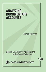 Analyzing Documentary Accounts 