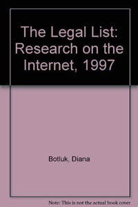 The Legal List Research on the Internet 