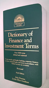 Dictionary of Finance and Investment Terms 