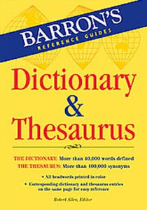 Barron's Dictionary & Thesaurus 