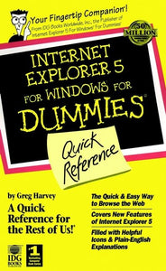 Internet Explorer 5 for Windows for Dummies Quick Reference 