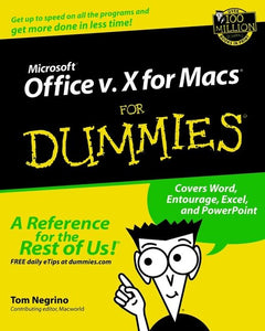 Microsoft Office v.X for Macs For Dummies 