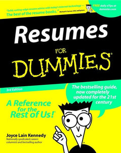 Resumes for Dummies 