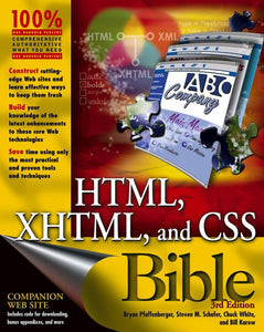 HTML, XHTML, and CSS Bible 