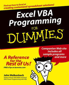 Excel VBA Programming For Dummies 