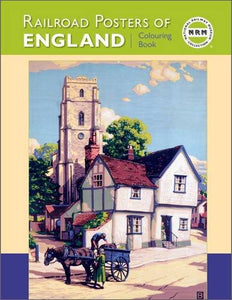 Railroad Posters of England Colouring Book 