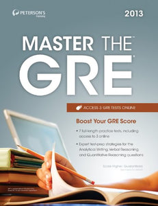 Master the GRE 2013 