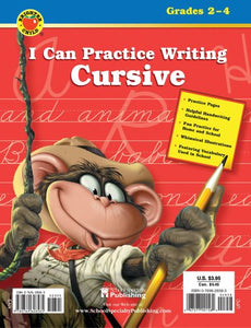 I Can Practice Writing Cursive, Grades 2 - 4 