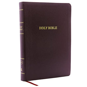 KJV Holy Bible: Giant Print with 53,000 Cross References, Burgundy Bonded Leather, Red Letter, Comfort Print: King James Version 