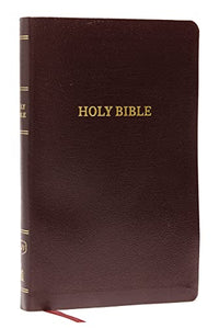 KJV, Thinline Reference Bible, Bonded Leather, Burgundy, Red Letter, Comfort Print 