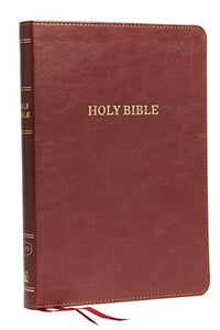 KJV Holy Bible: Large Print Thinline, Burgundy Leathersoft, Red Letter, Comfort Print (Thumb Indexed): King James Version 