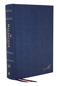 NKJV, MacArthur Study Bible, 2nd Edition, Cloth over Board, Blue, Comfort Print 