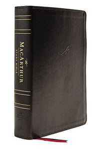 NASB, MacArthur Study Bible, 2nd Edition, Leathersoft, Black, Thumb Indexed, Comfort Print 