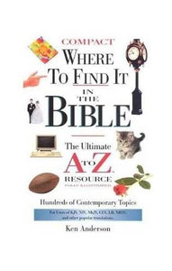 Where to Find It in the Bible-Compact-Supersaver 