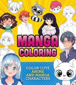 Manga Coloring Book 