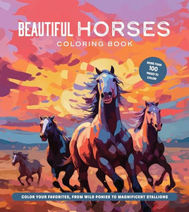 Beautiful Horses Coloring Book 