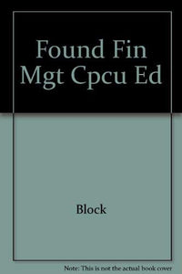 Found Fin Mgt Cpcu Ed 