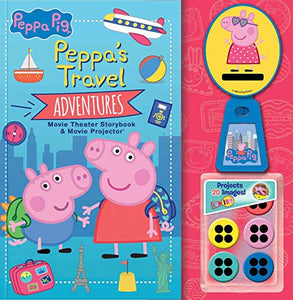 Peppa Pig: Peppa's Travel Adventures Movie Theater Storybook & Movie Projector 