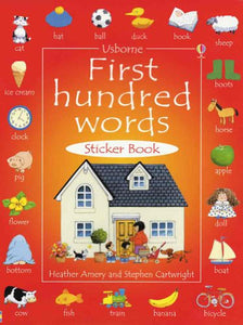 First Hundred Words in English Sticker Book 