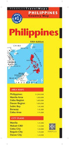 Philippines Travel Map Fifth Edition 