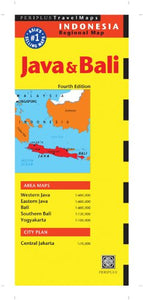 Java & Bali Travel Map Fourth Edition 