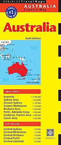 Australia Travel Map Sixth Edition 