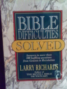 Bible Difficulties Solved 