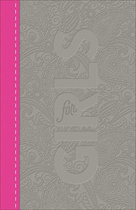 CSB Study Bible for Girls Pewter/Pink, Paisley Design LeatherTouch 