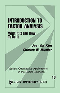 Introduction to Factor Analysis 