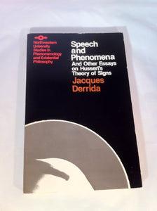 Speech and Phenomena 