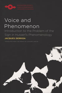 Voice and Phenomenon 