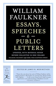 Essays, Speeches & Public Letters 