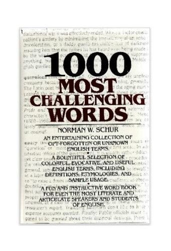 1000 Most Challenging Words