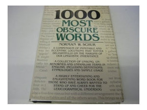 1000 Most Obscure Words 