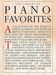 Library Of Piano Favorites 