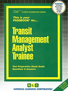 Transit Management Analyst Trainee 