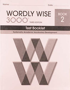 Wordly Wise 3000 Book 2 Test 