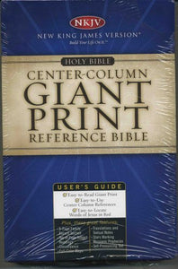 NKJV, Holy Bible, Giant Print, Leathersoft, Burgundy, Red Letter Edition 