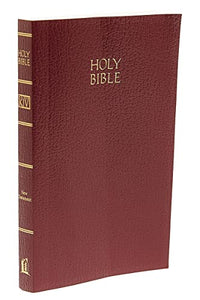 KJV, Vest Pocket New Testament, Leathersoft, Burgundy, Red Letter 