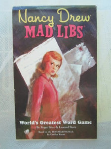 Nancy Drew Mad Libs 