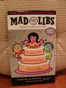 Mad Libs 40th Anniversary Edit 