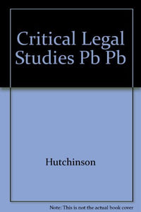 Critical Legal Studies Pb Pb 