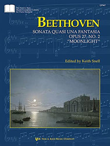 Beethoven: Sonata quasi una Fantasia, Op. 27, No. 2 “Moonlight Sonata” (Piano Solo) 