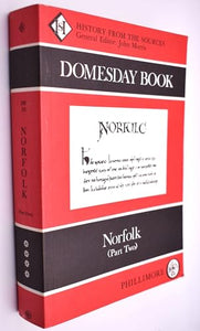 Domesday Book Norfolk (paperback) 